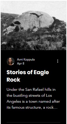 stories of eagle rock