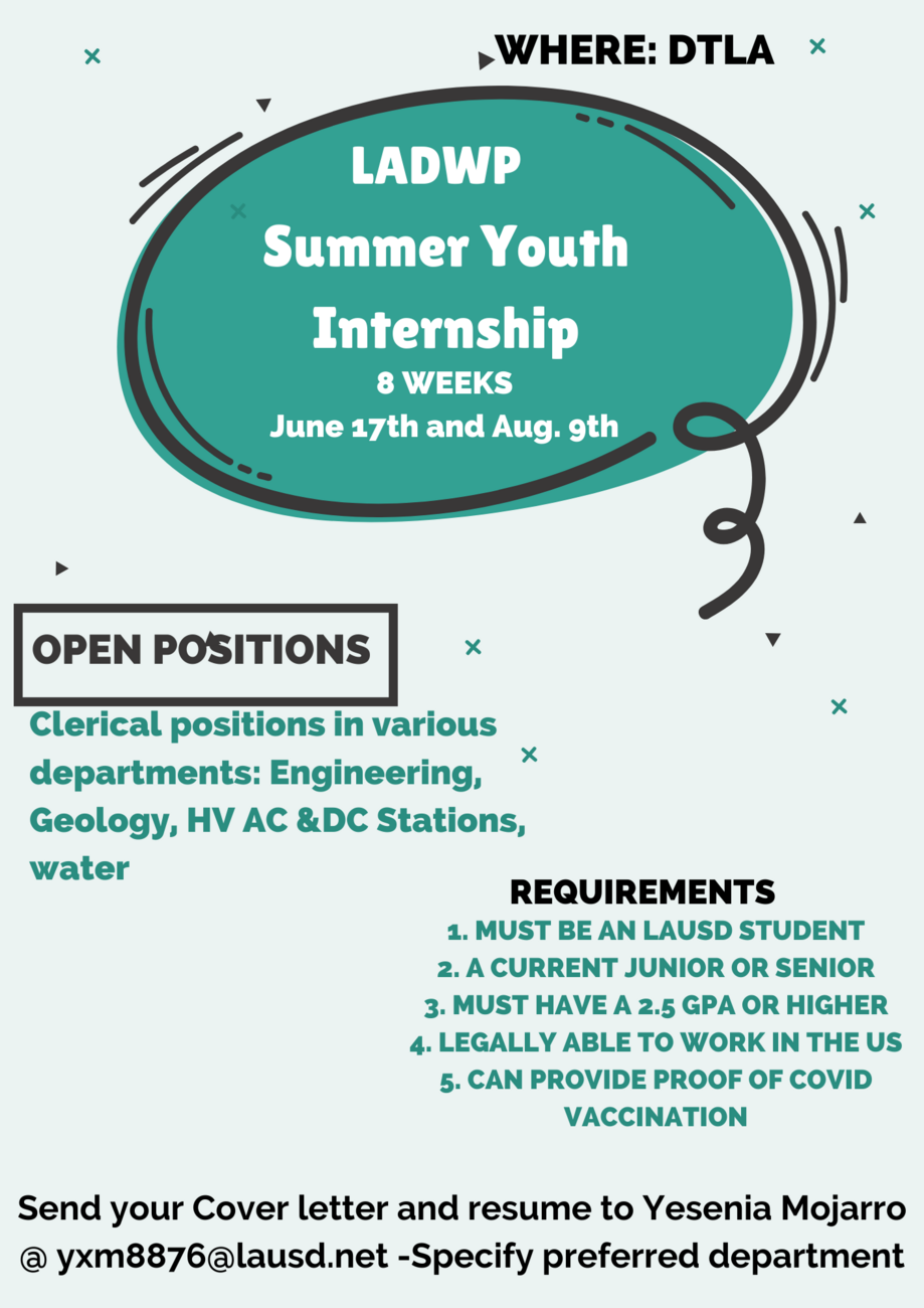LADWP Summer Youth Internship